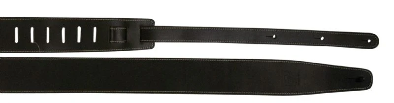2.5" Baseball Leather Profile Guitar Strap - Image 3