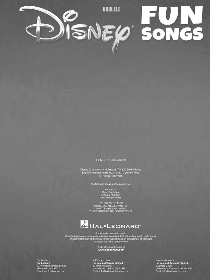 Disney Fun Songs for Ukulele - Image 2