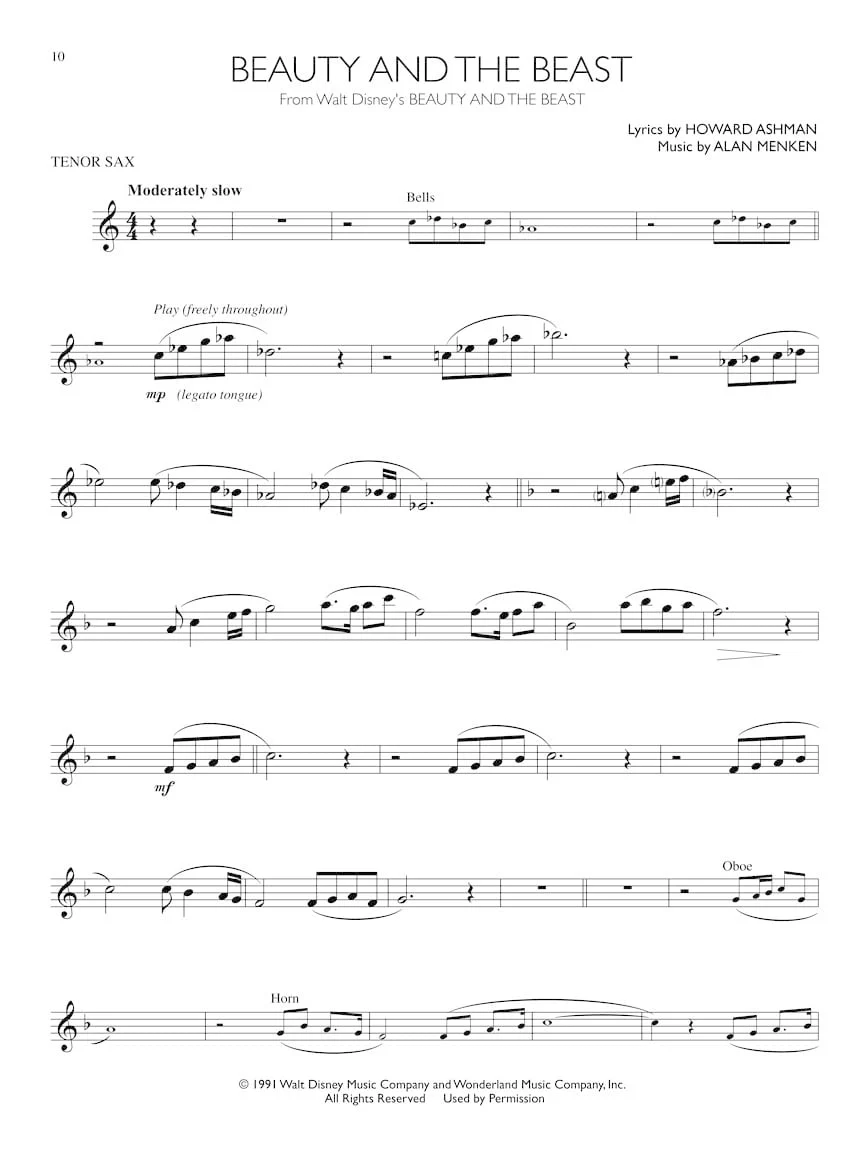 Disney Movie Hits, Tenor Saxophone - Image 4