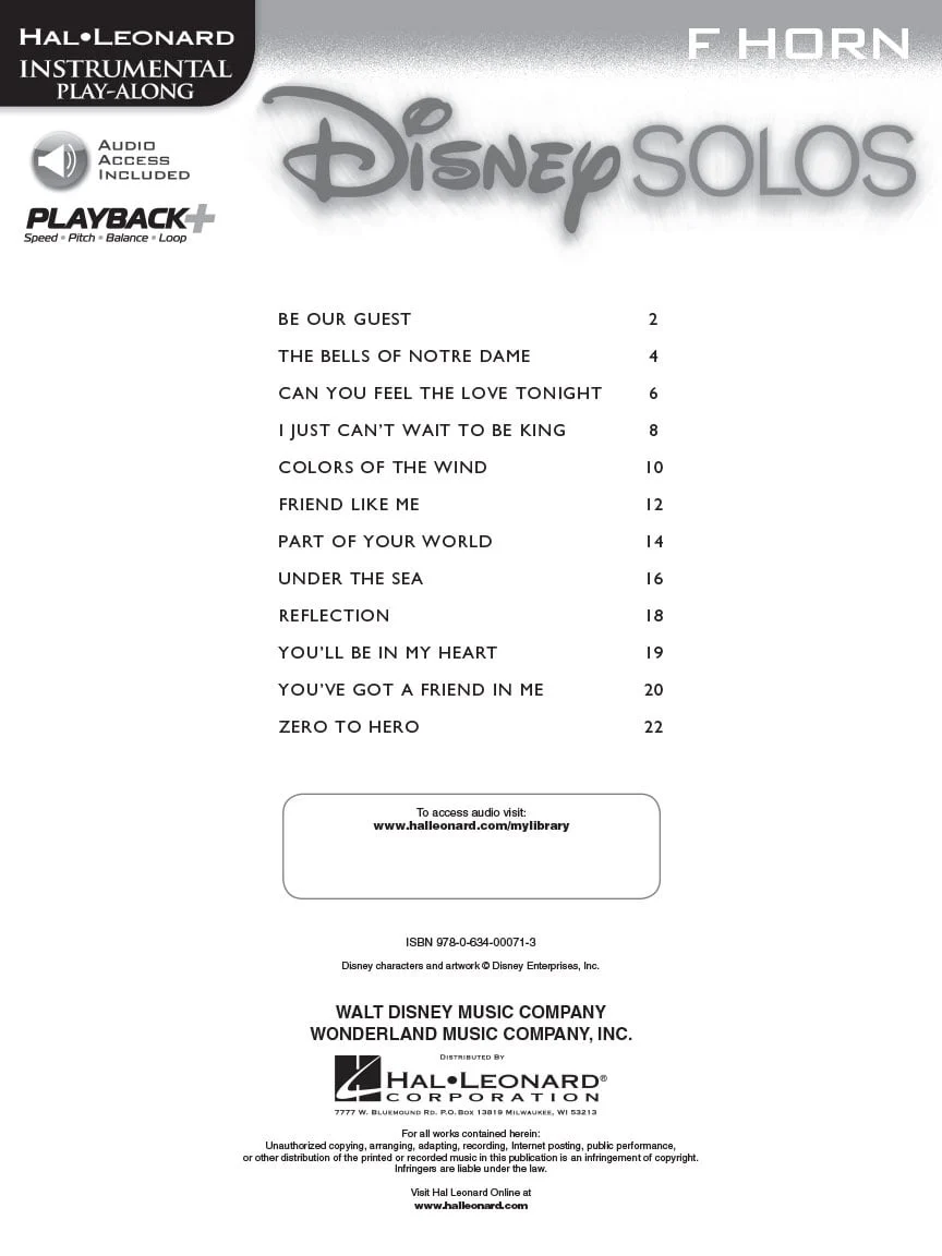 Disney Solos, French Horn - Image 2