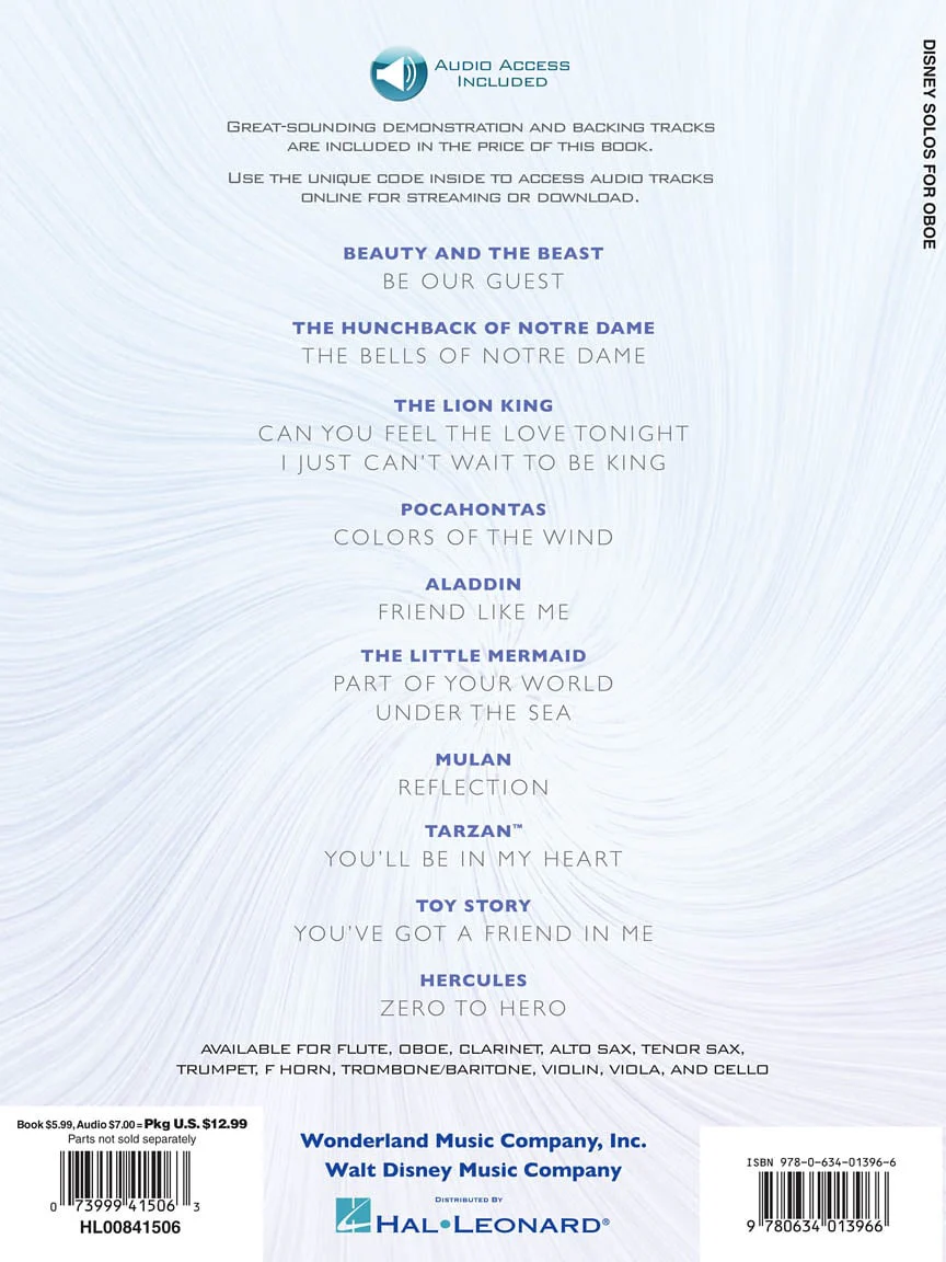 Disney Solos, Oboe - Image 6
