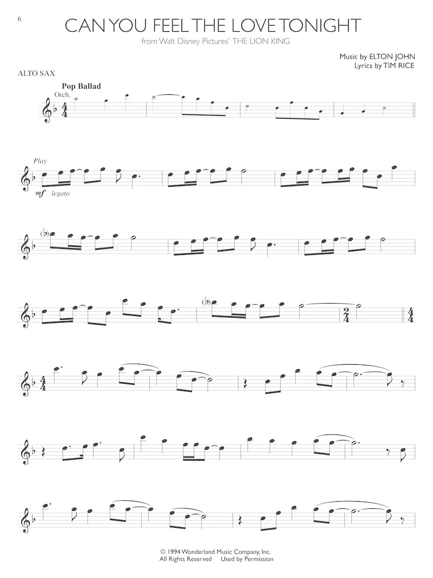 Disney Solos, Alto Saxophone - Image 3