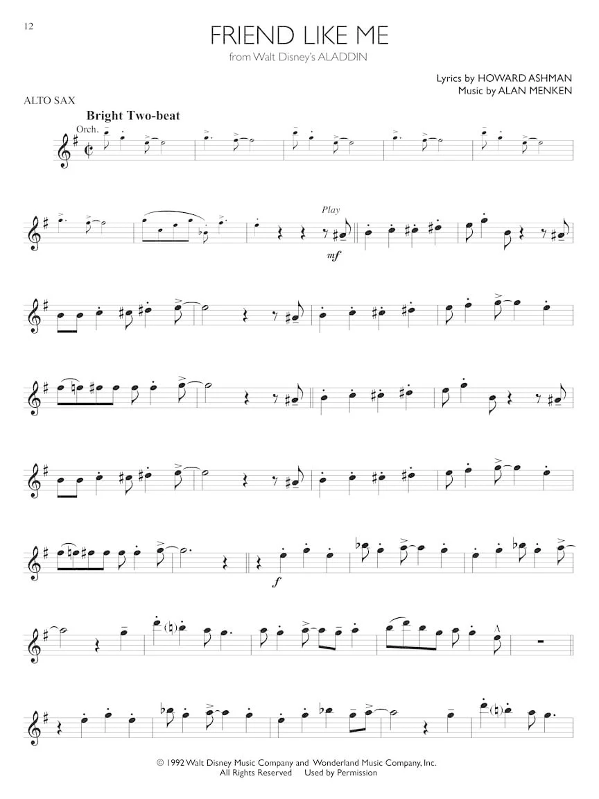 Disney Solos, Alto Saxophone - Image 4
