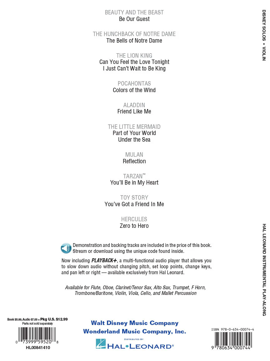 Disney Solos, Violin - Image 6