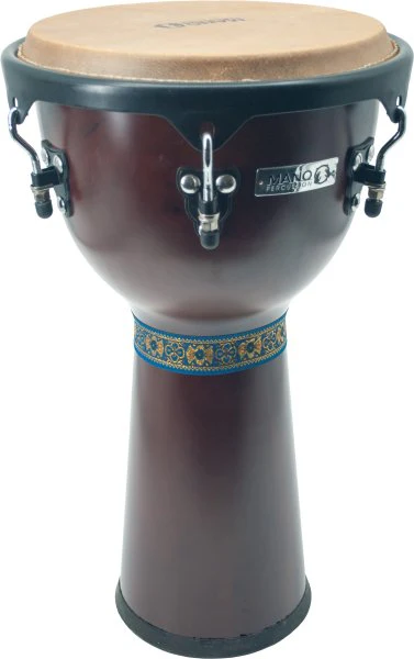 Mano 12" Djembe with Comfort Rim and Natural Skin Head