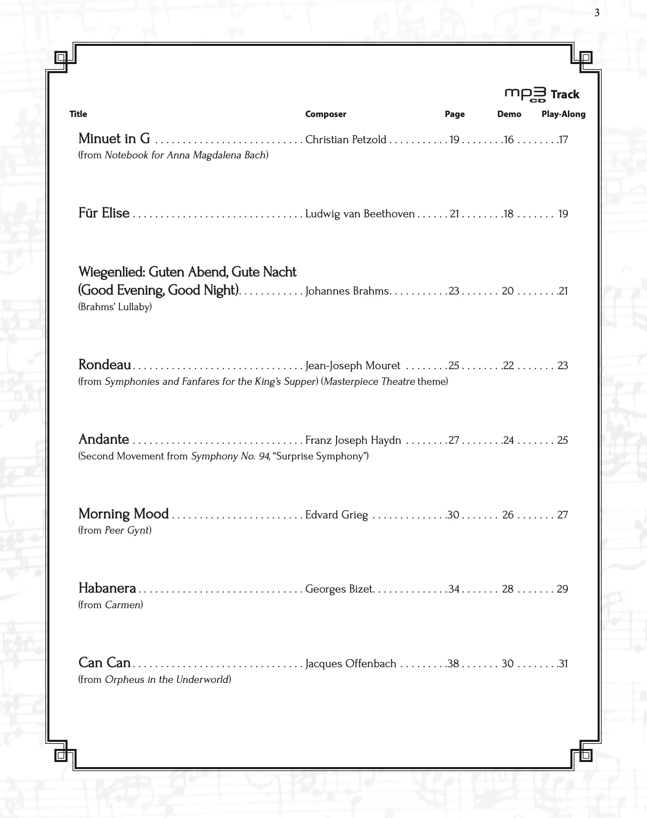 Easy Classical Themes Instrumental Solos, Flute - Image 3
