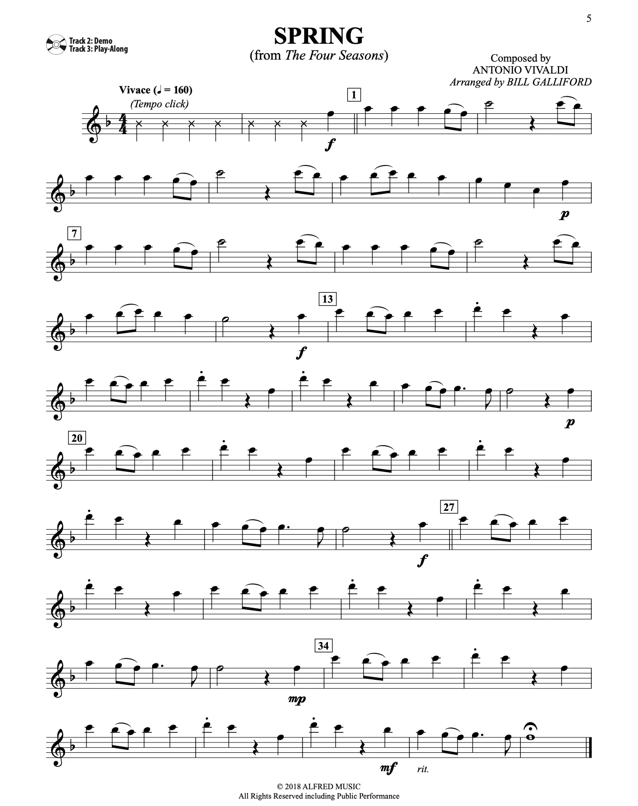 Easy Classical Themes Instrumental Solos, Flute - Image 5