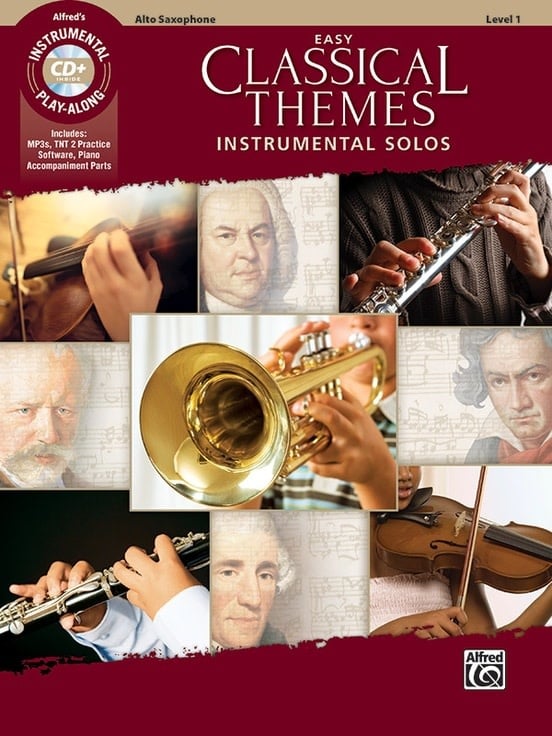 Easy Classical Themes Instrumental Solos, Alto Saxophone