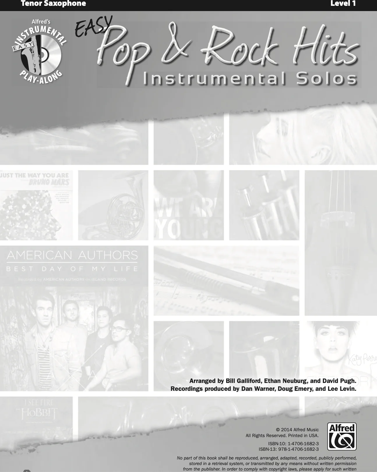 Easy Pop & Rock Hits Instrumental Solos, Tenor Saxophone - Image 2