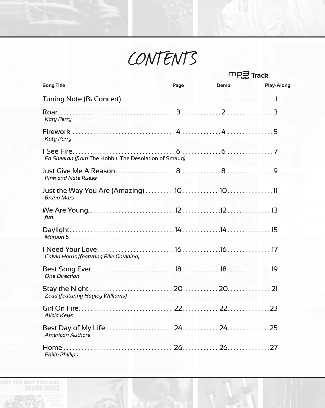 Easy Pop & Rock Hits Instrumental Solos, Tenor Saxophone - Image 3