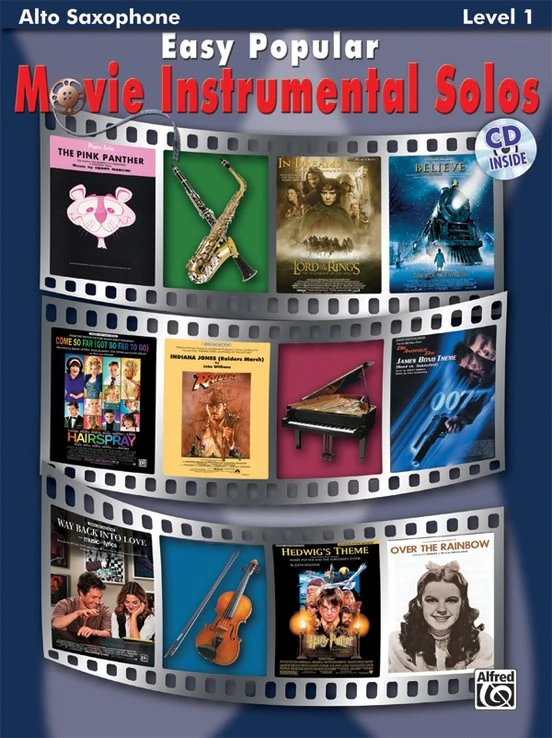 Easy Popular Movie Instrumental Solos, Alto Saxophone
