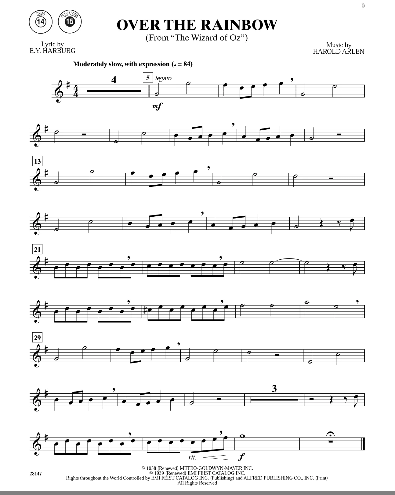 Easy Popular Movie Instrumental Solos, Alto Saxophone - Image 3