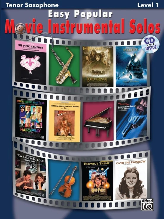 Easy Popular Movie Instrumental Solos, Tenor Saxophone