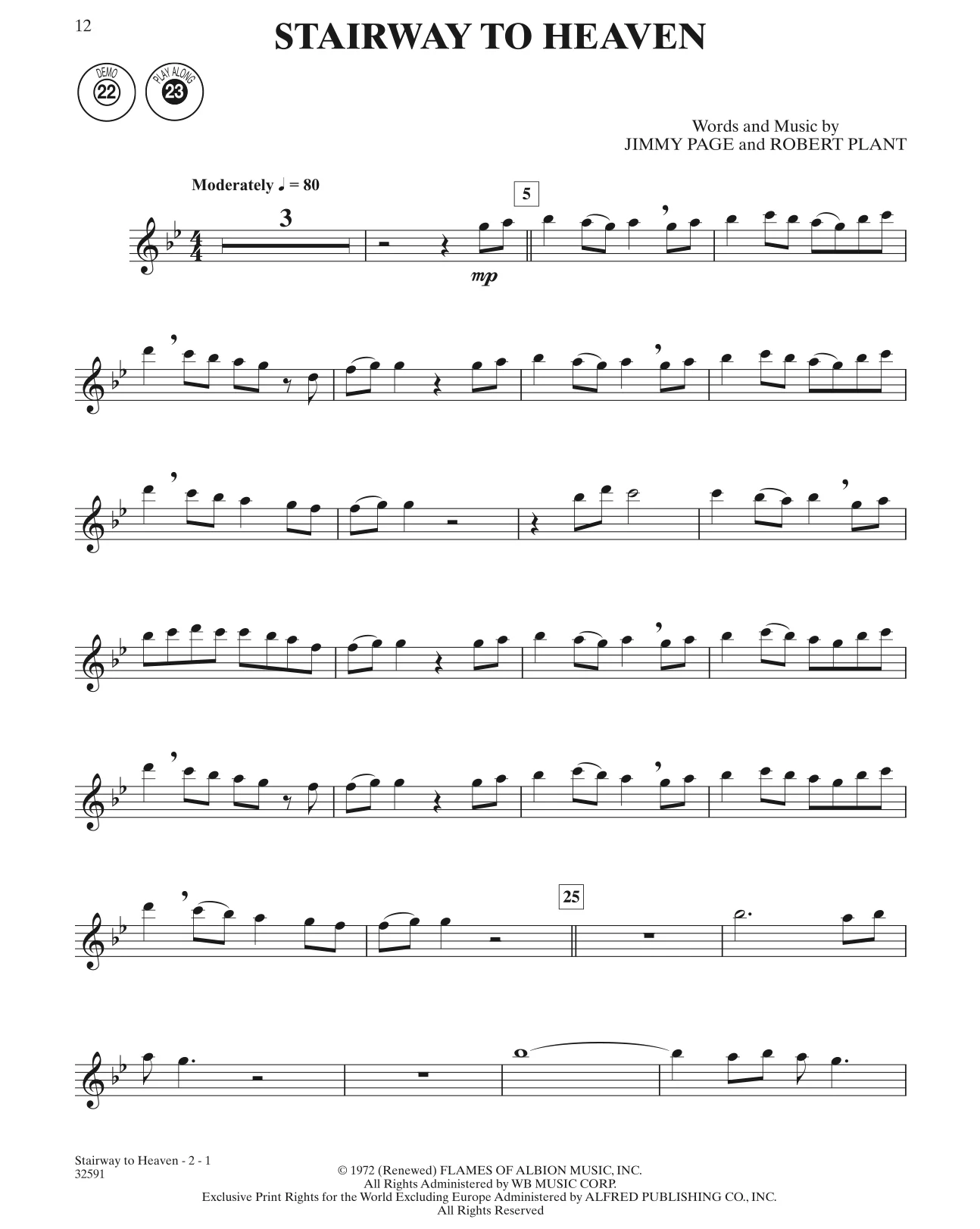 Solos Instrumentaux Easy Rock, Flûte - Image 3