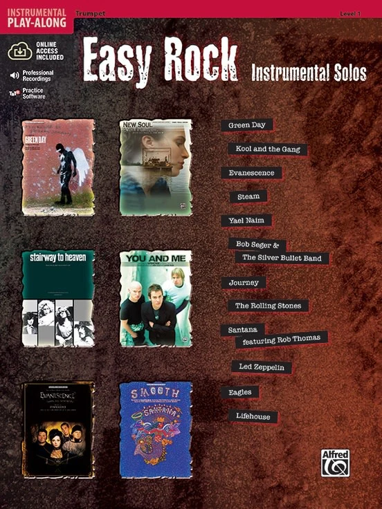 Easy Rock Instrumental Solos, Trumpet