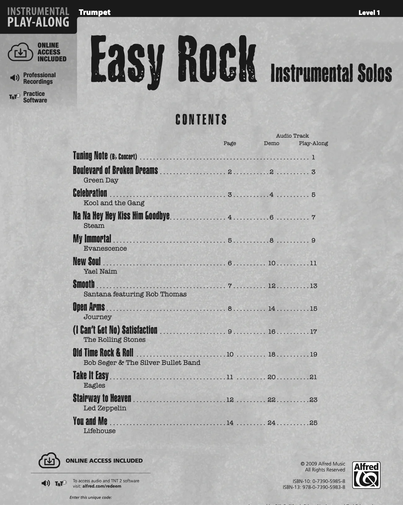Easy Rock Instrumental Solos, Trumpet - Image 2