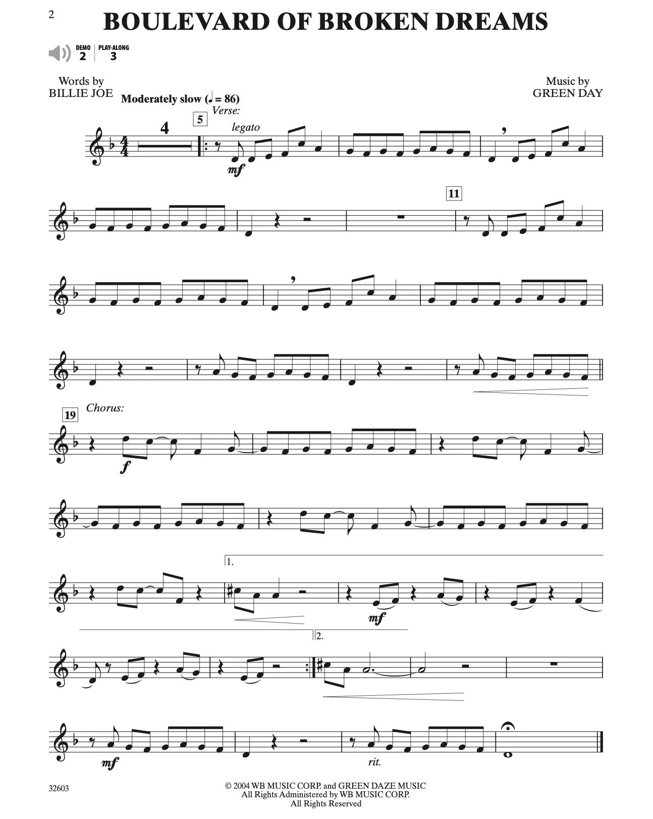 Easy Rock Instrumental Solos, Trumpet - Image 3