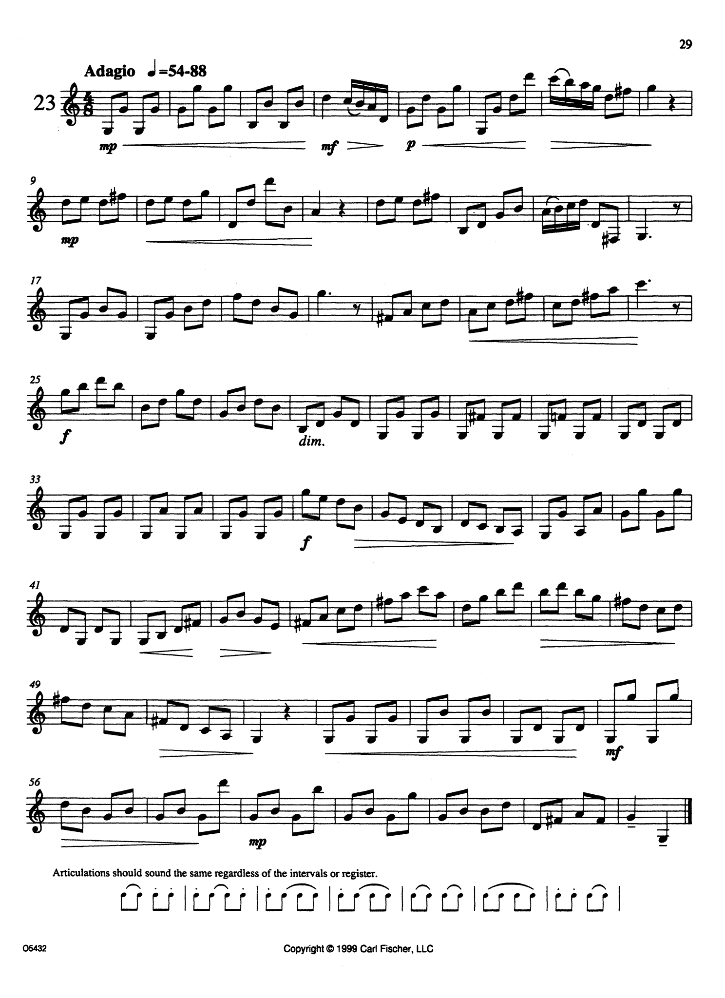 Elementary Velocity Studies (Clarinet) - Image 3