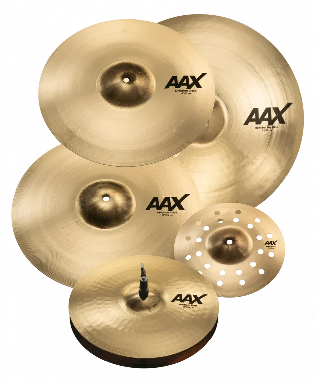 Sabian AAX Brilliant Cymbals Set - Praise & Worship Set