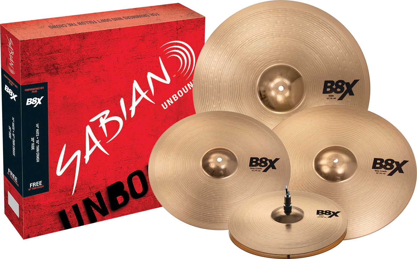 Sabian B8X Cymbal Set - Image 11