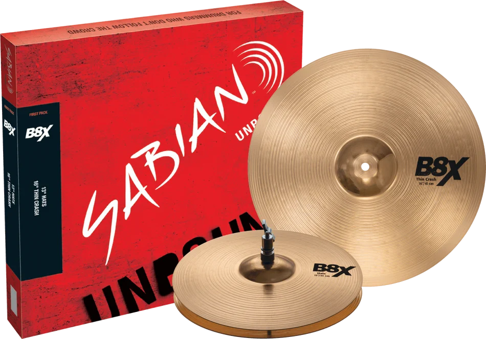 Sabian B8X Cymbal Set - Image 2