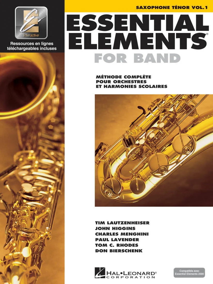 Essential Elements Vol. 1 - Français Saxophone Ténor