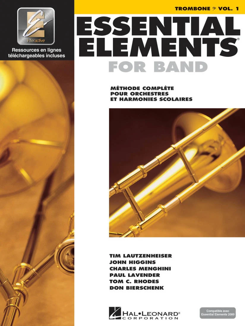 Essential Elements Vol. 1 - Français Trombone