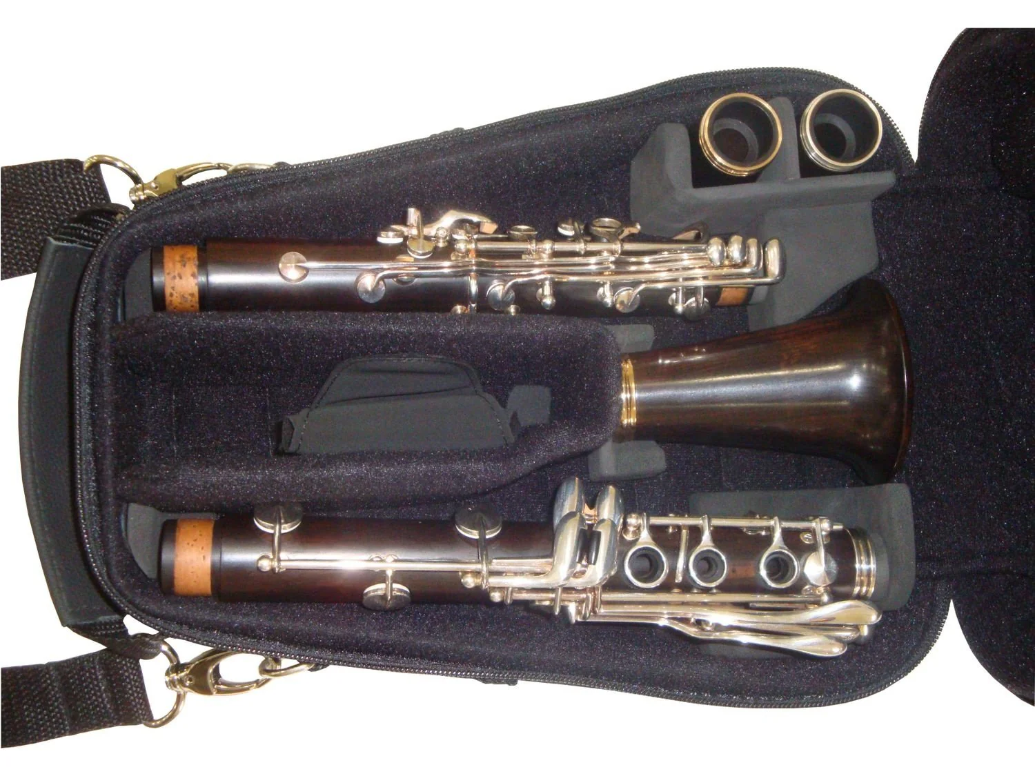 Marcus Bonna MB Model Black Nylon Bb Clarinet Case - Image 3
