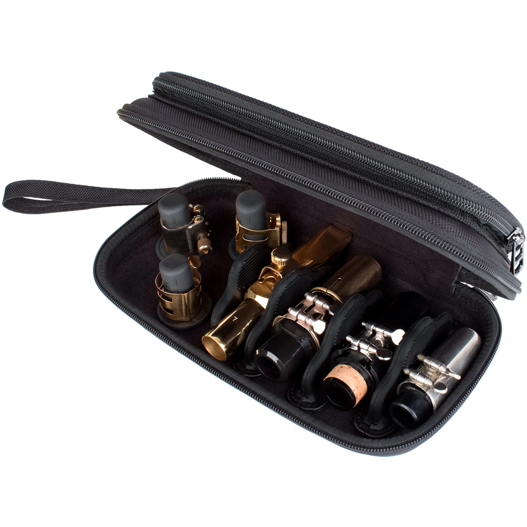 Woodwind Modular Mouthpiece & Ligature Case - (5 Dividers, 4 Holders)