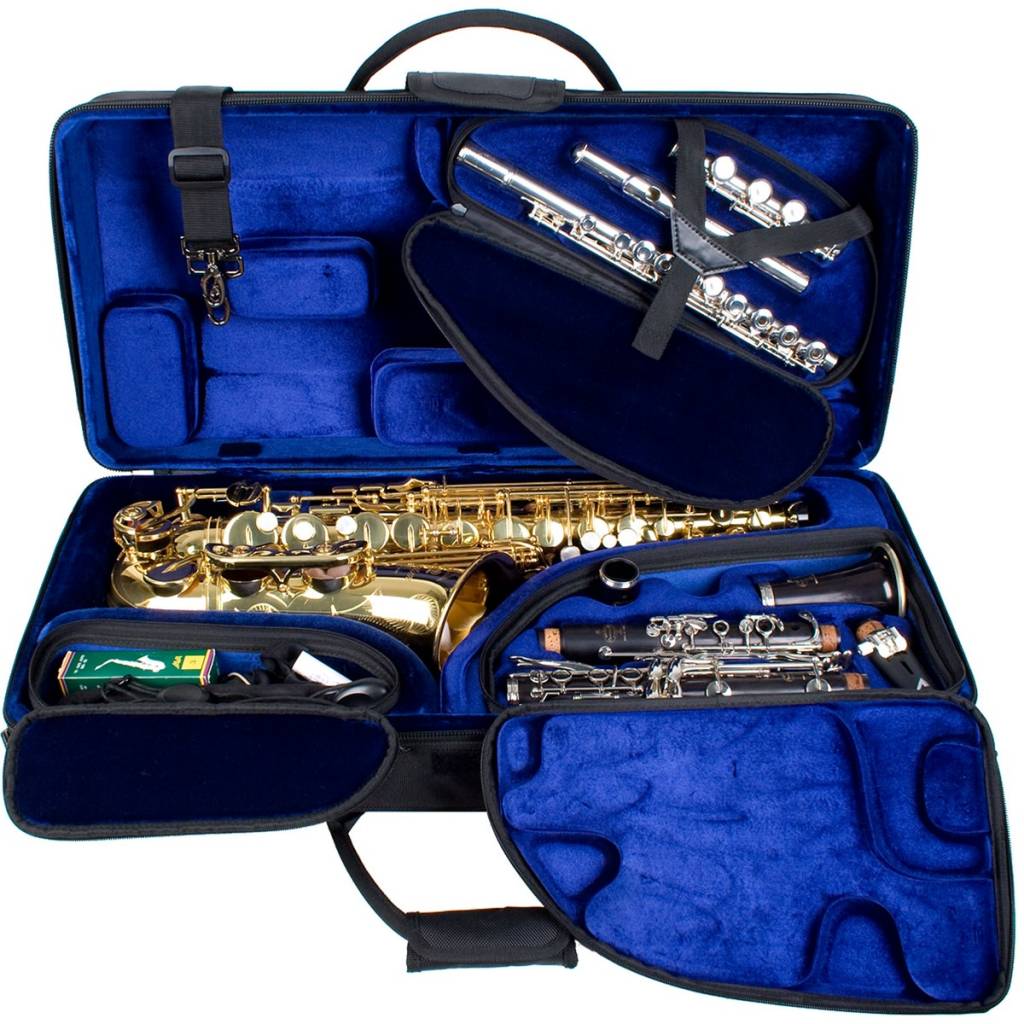 ProTec Alto Sax/Flute/Clarinette TRI-PAC Case