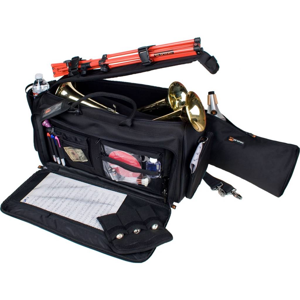 Protec Triple Horn Gig Bag - Gold Series - Image 4