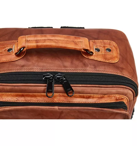 Gard Compact Triple Trumpet Case – Leather, Antique - Image 9