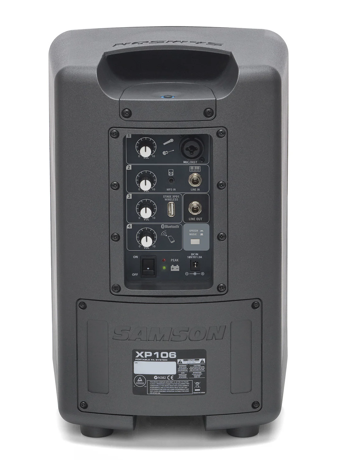 ExpExpress Portable PA with Bluetooth,100w,XLR-1/4,rech.battery - Image 3