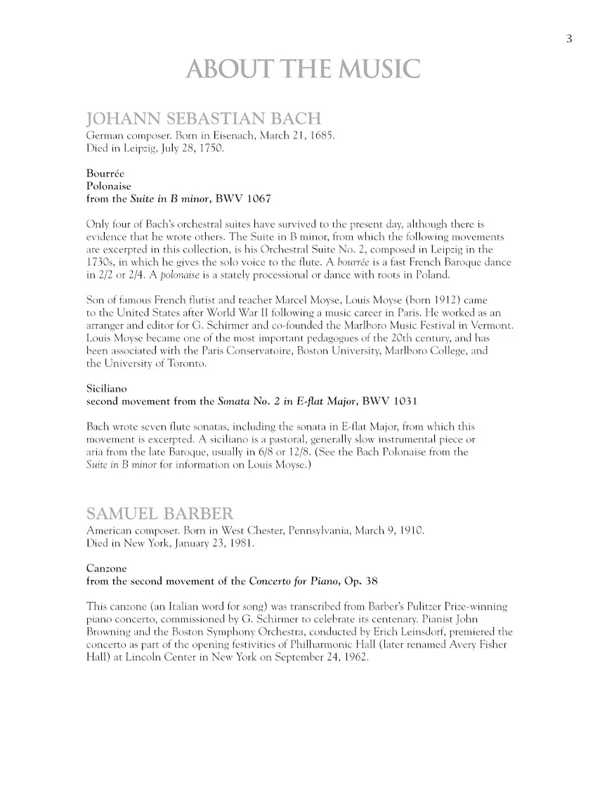 Flute Collection, The (Intermediate Level) - Image 4