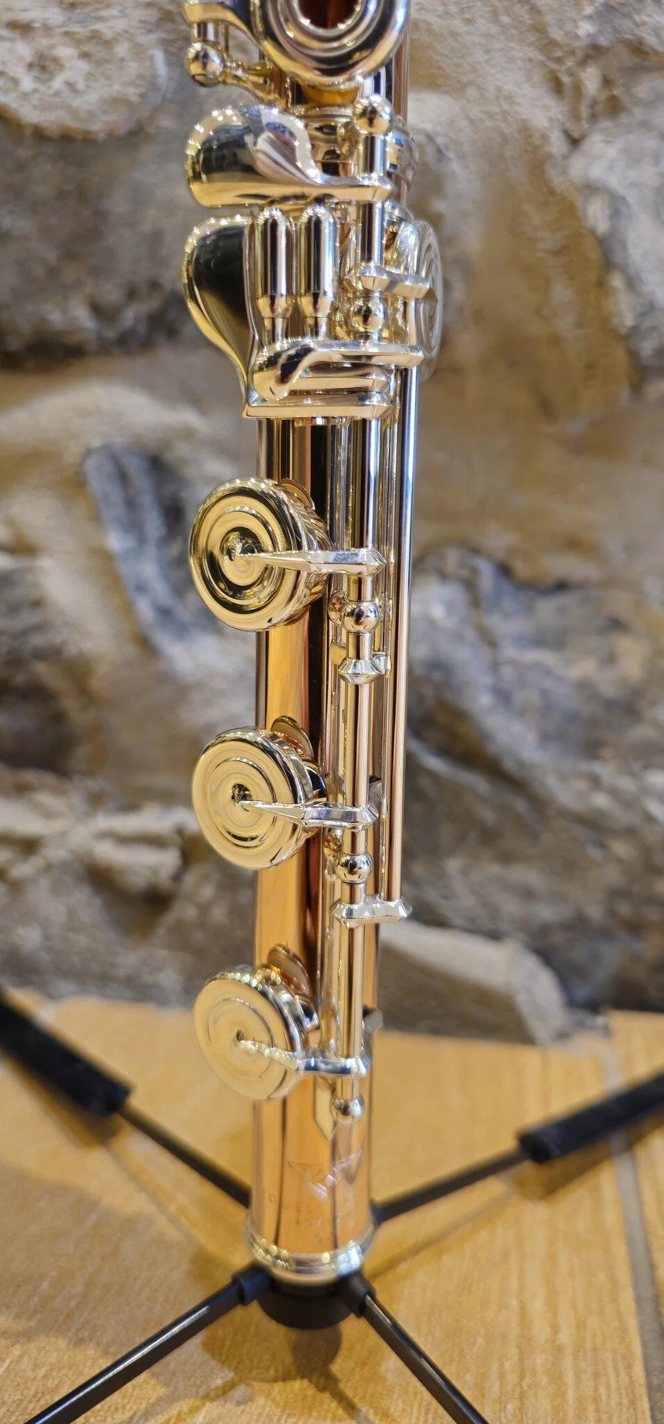Powell Handmade Custom 9k Rose Gold Flute - Image 4