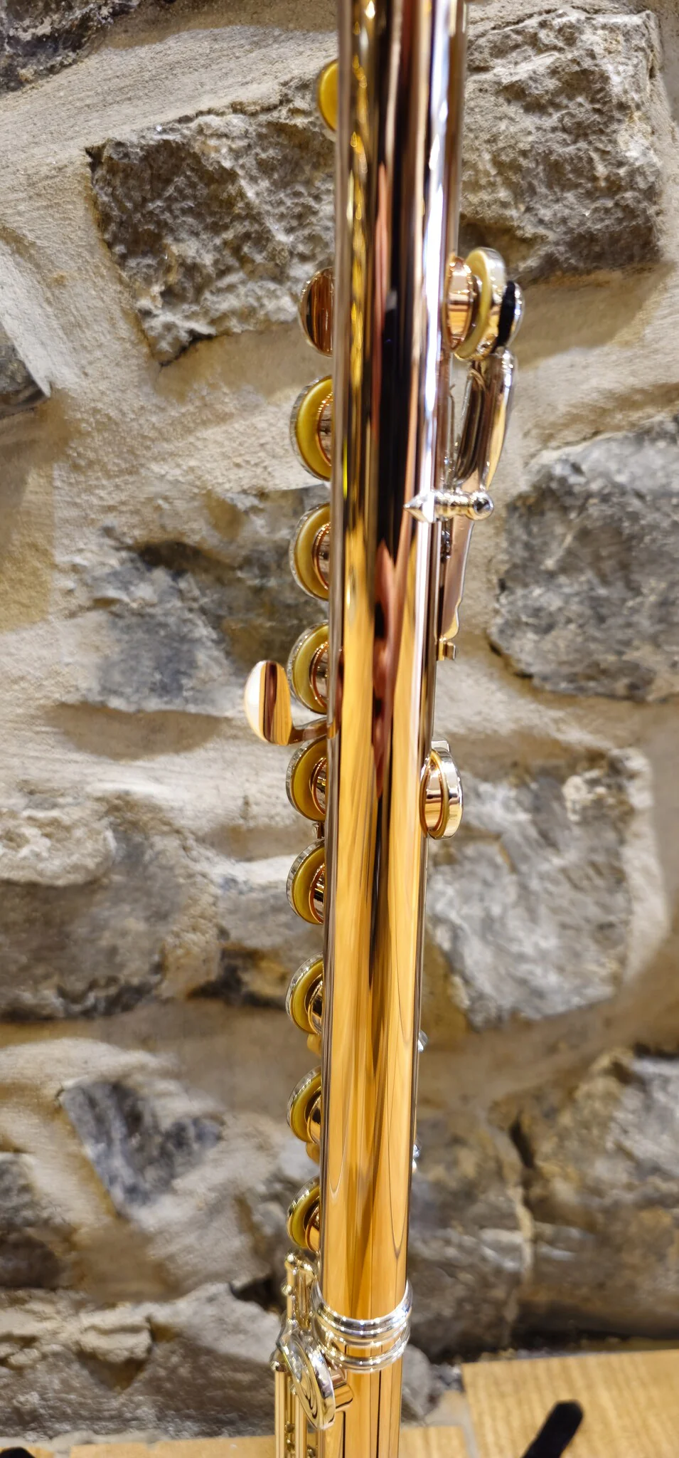 Powell Handmade Custom 9k Rose Gold Flute - Image 5