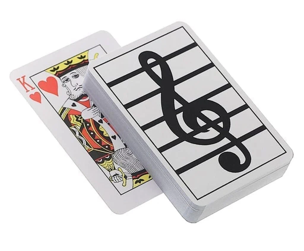 G-Clef Playing Cards