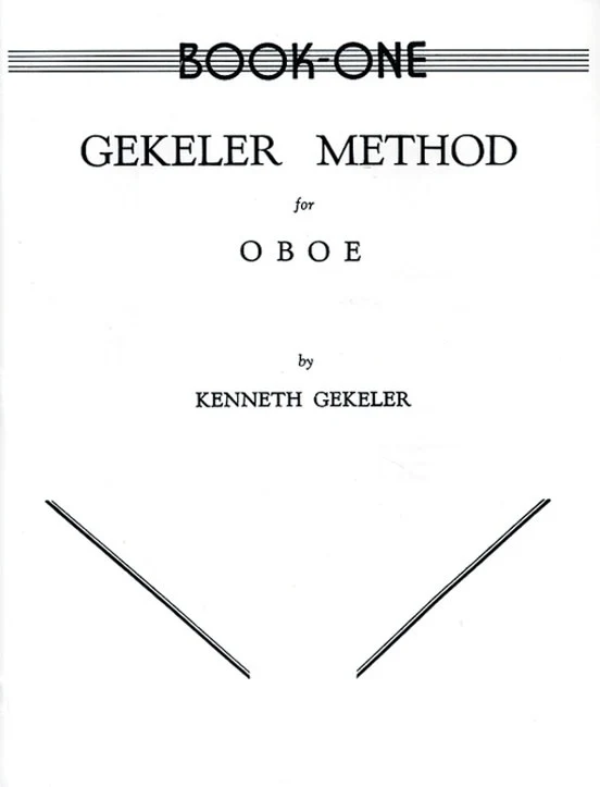 Gekeler Method for Oboe, Book One