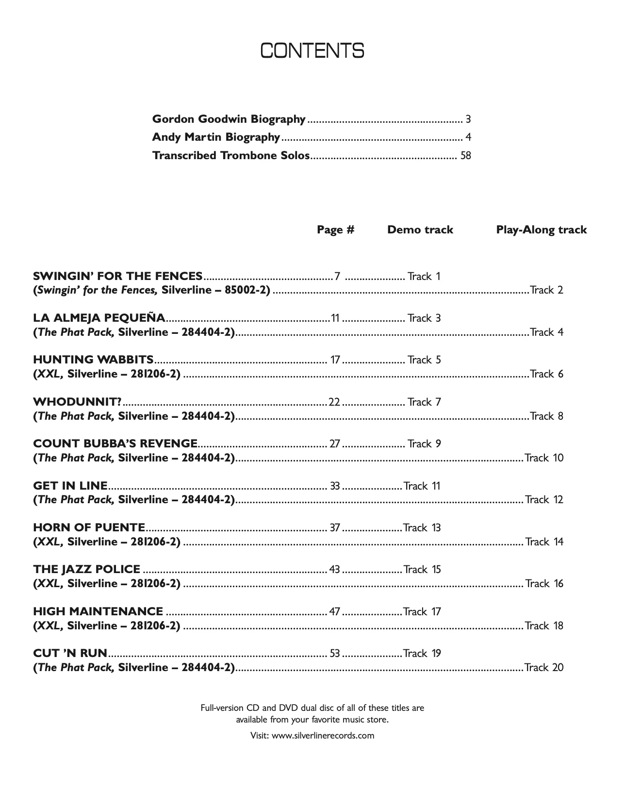 Gordon Goodwin's Big Phat Band Play-Along Series - Vol. 1, Trombone - Image 3