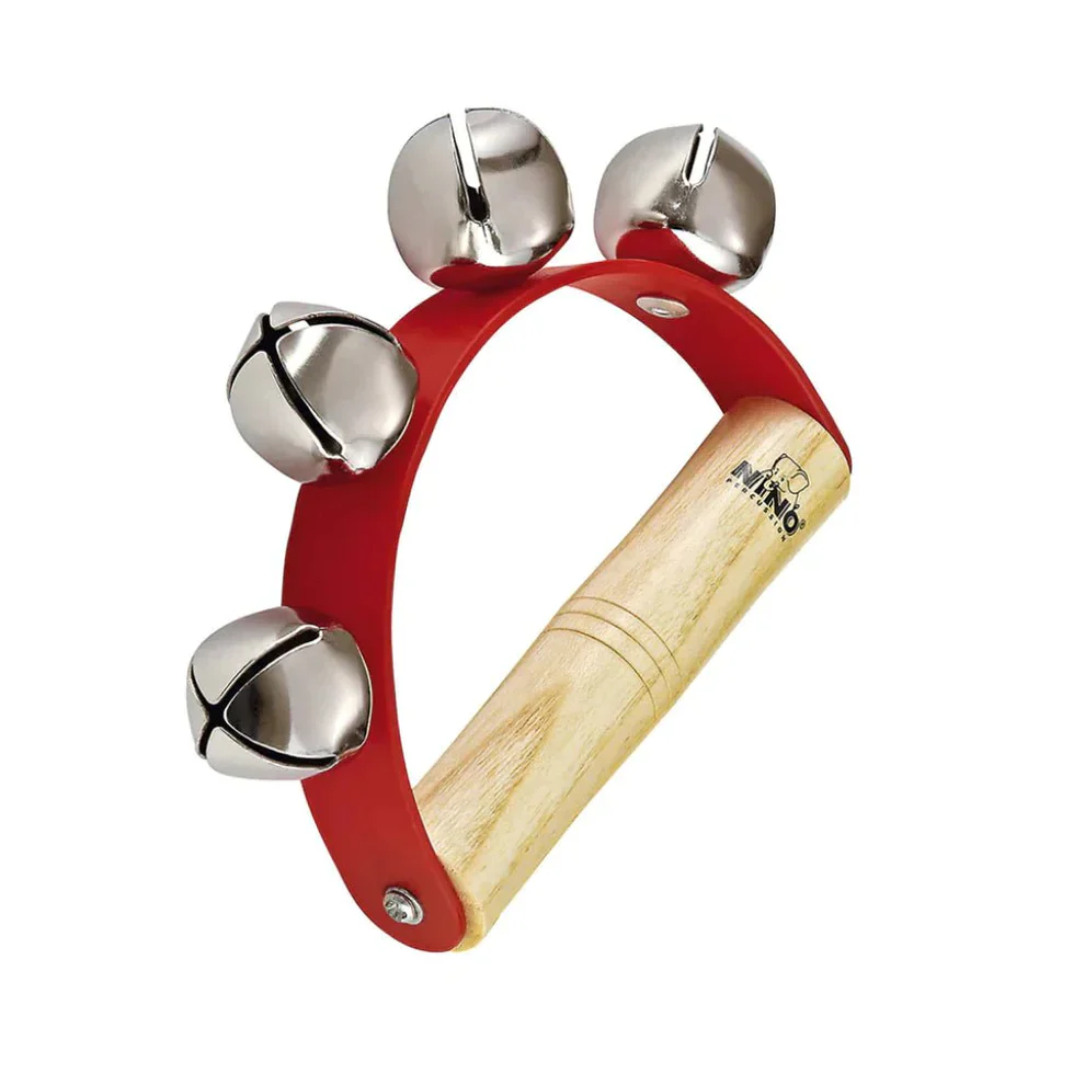 Nino Percussion Sleigh Bells, Red - NINO962