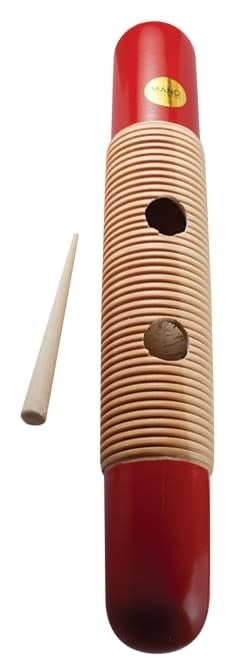 Mano Wooden Guiro with Scraper