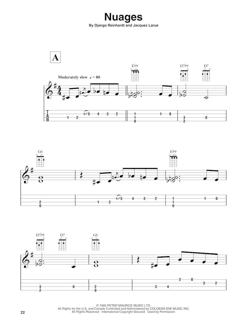 Gypsy Jazz, Ukulele Play-Along Vol. 39 - Image 5
