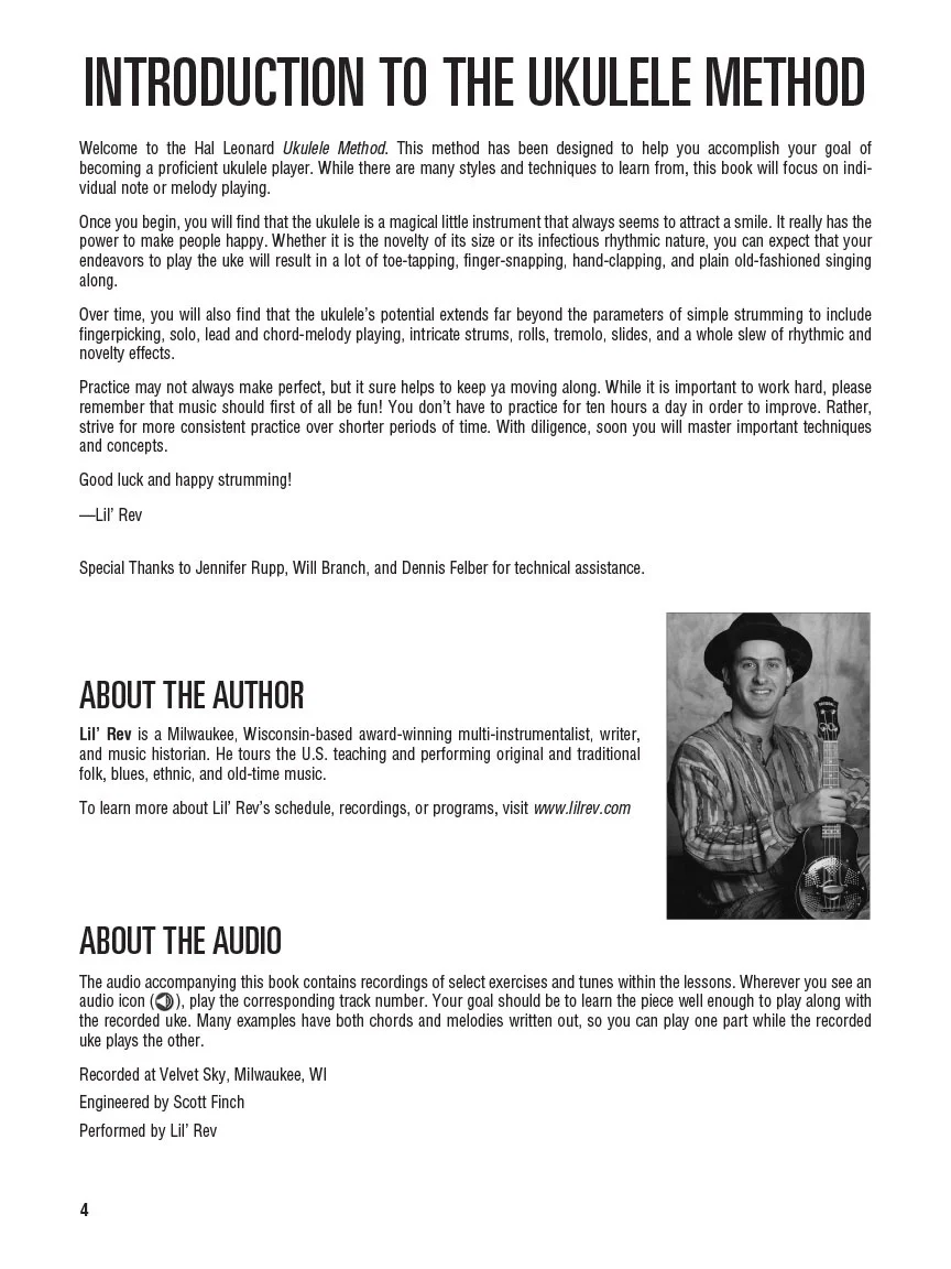 Hal Leonard Ukulele Method Book 1 (Plus Chord Finder) - Image 3