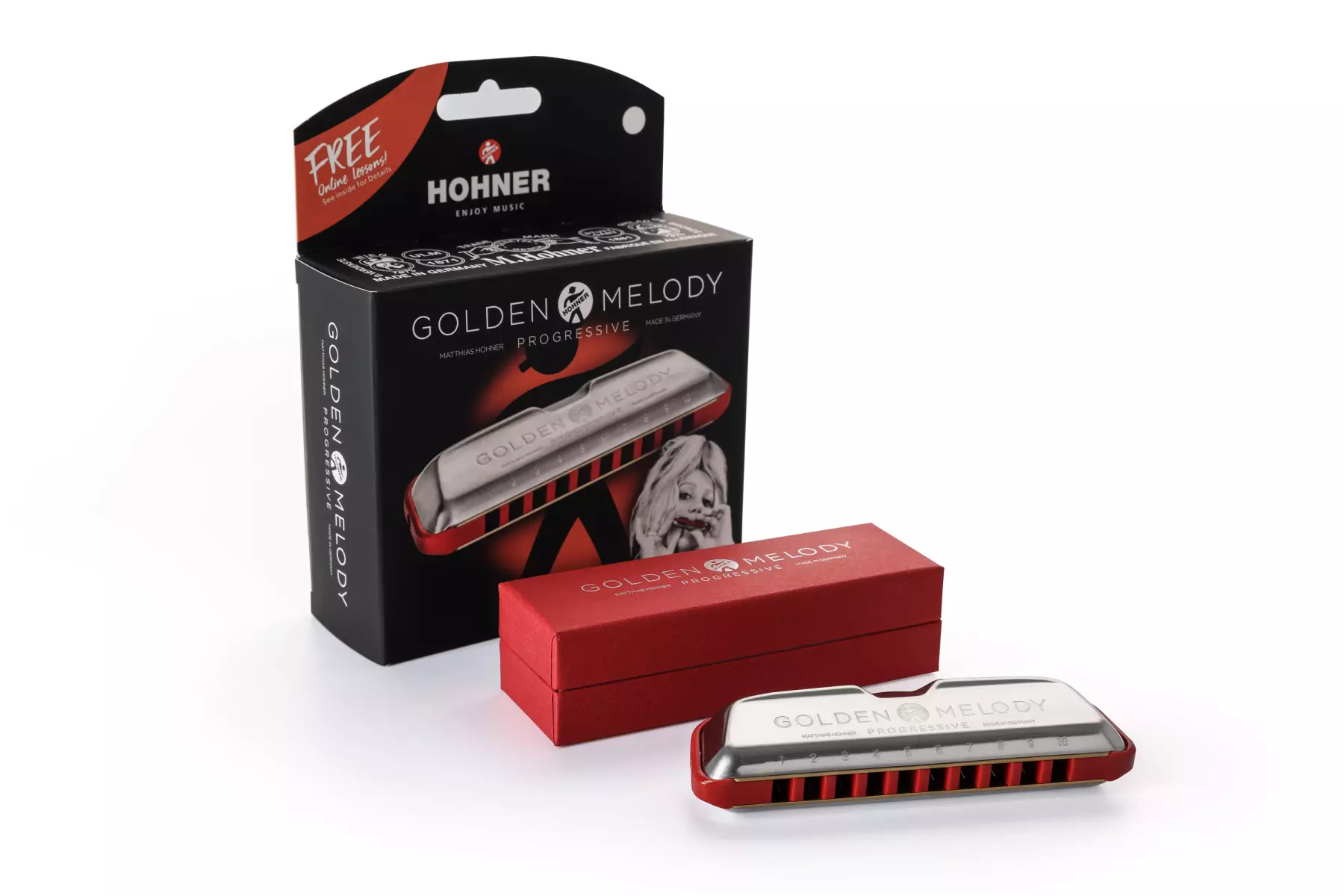 Hohner Golden Melody Harmonica - Image 3