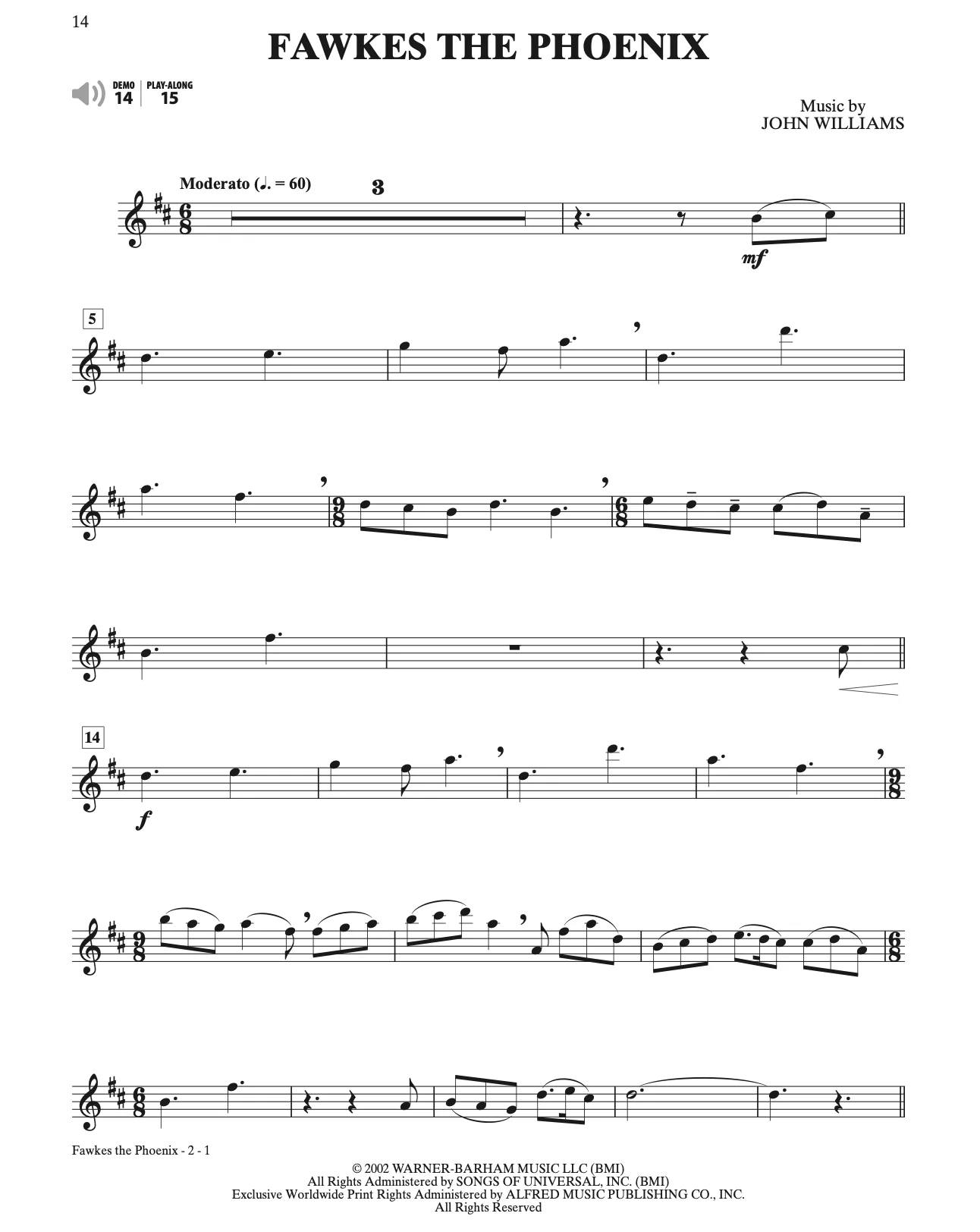 Harry Potter Instrumental Solos, Alto Sax - Image 4
