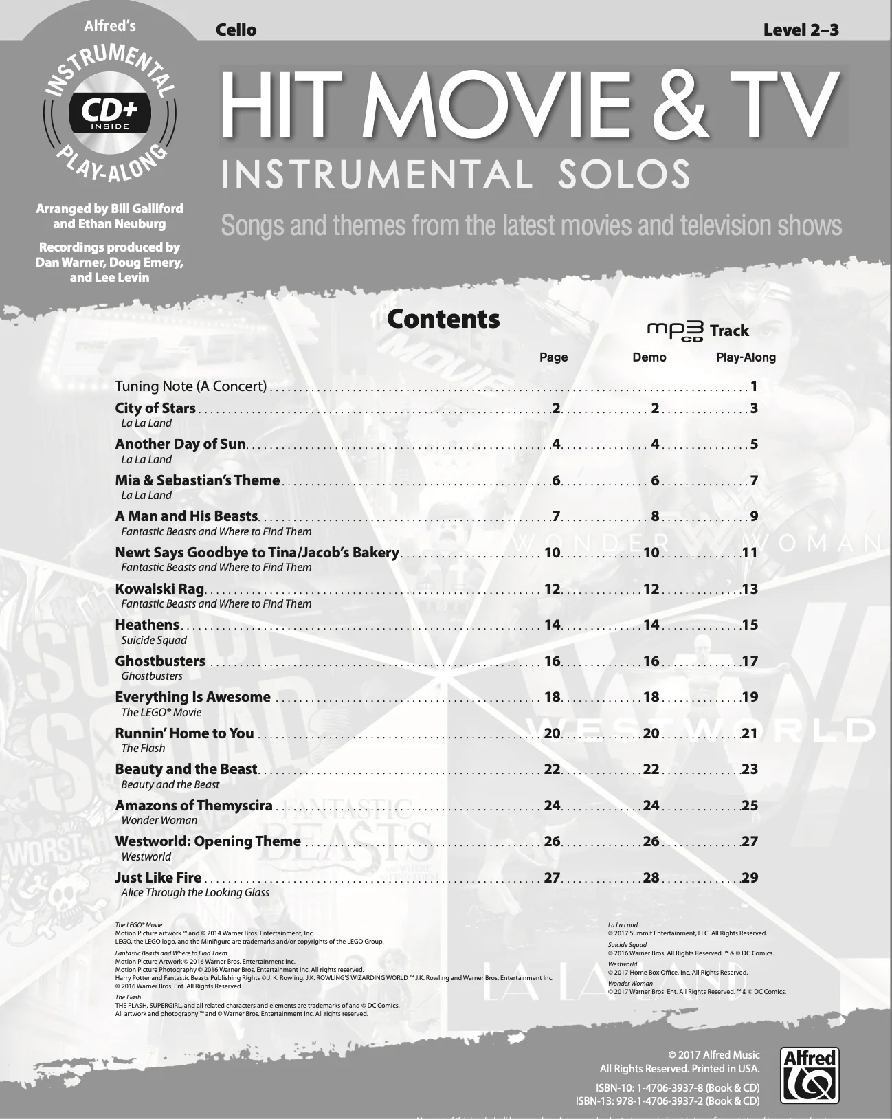 Hit Movie & TV Instrumental Solos, Violoncelle - Image 2