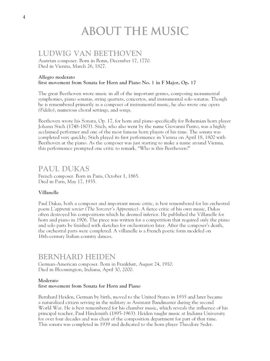 Horn Collection, The (Intermediate to Advanced Level) - Image 4