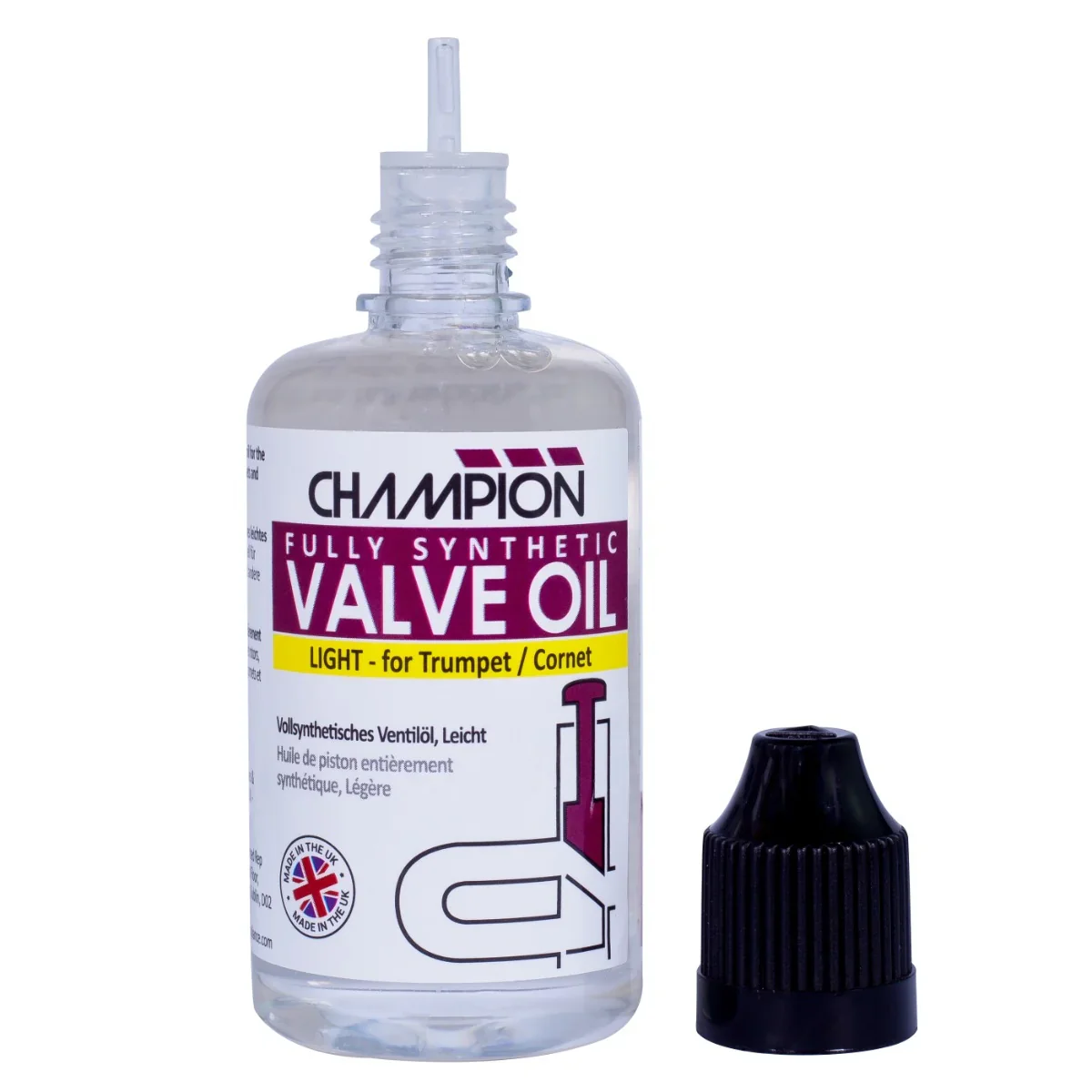 Champion Premium Fully Synthetic Valve Oil - Light - Image 4