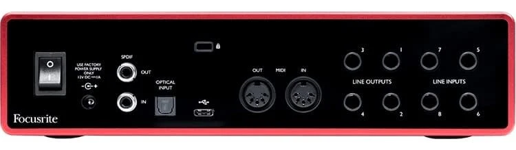 Focusrite 18-in / 8-out USB Audio Interface - Image 3