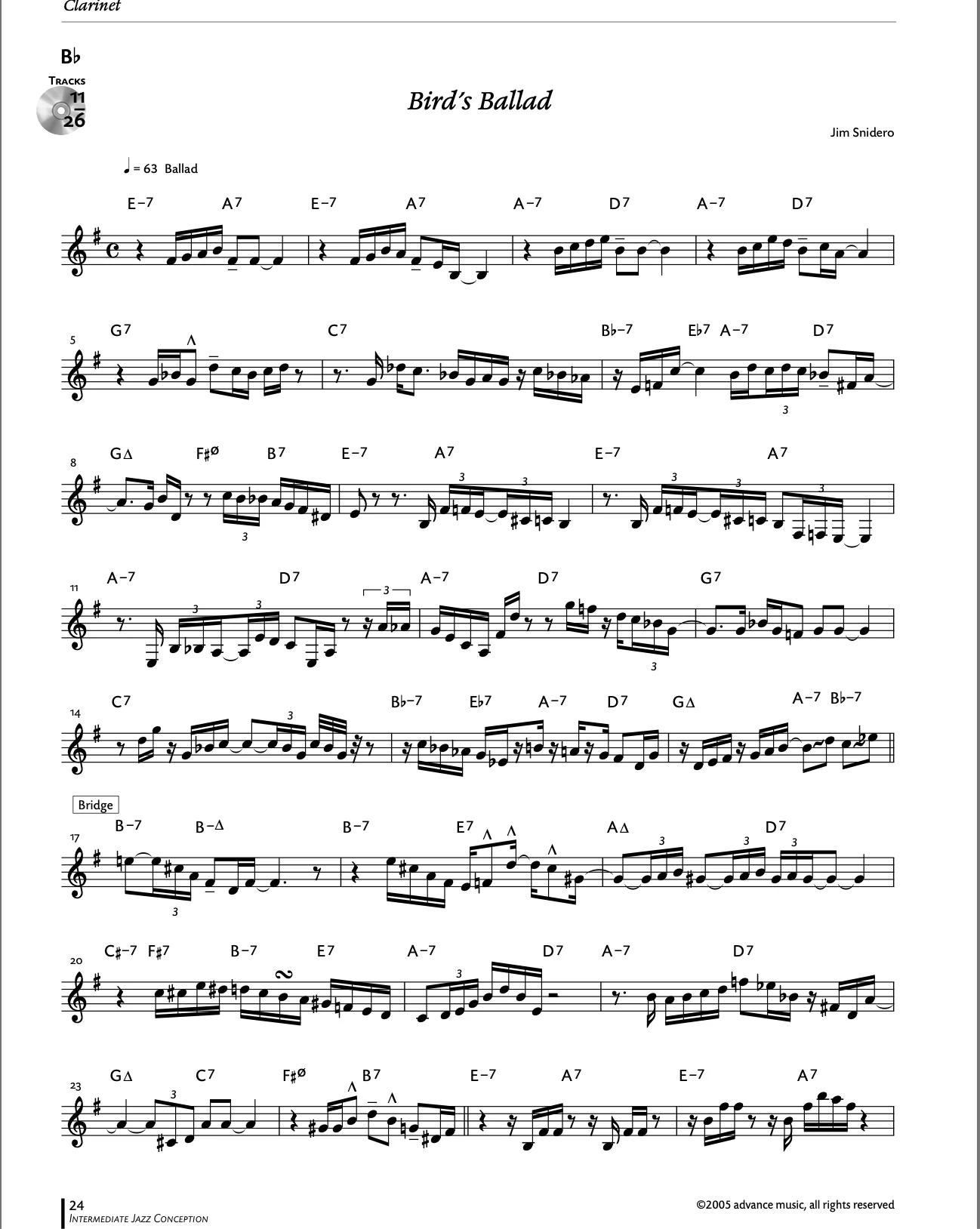 Intermediate Jazz Conception, Clarinette - Image 7